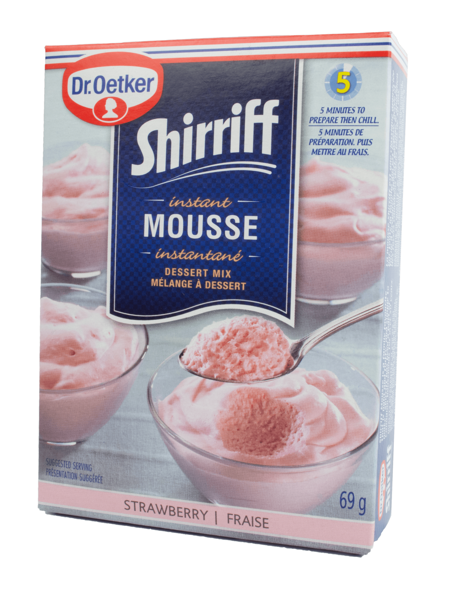 Dr Oetker Shirriff Instant Mousse - Strawberry 69g