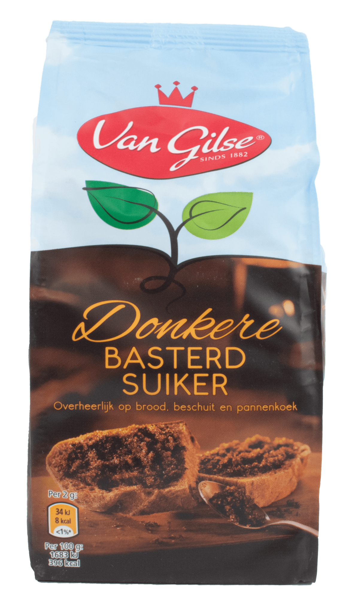 Van Gilse Donkere Basterd Suiker Dark Baking Sugar 500g