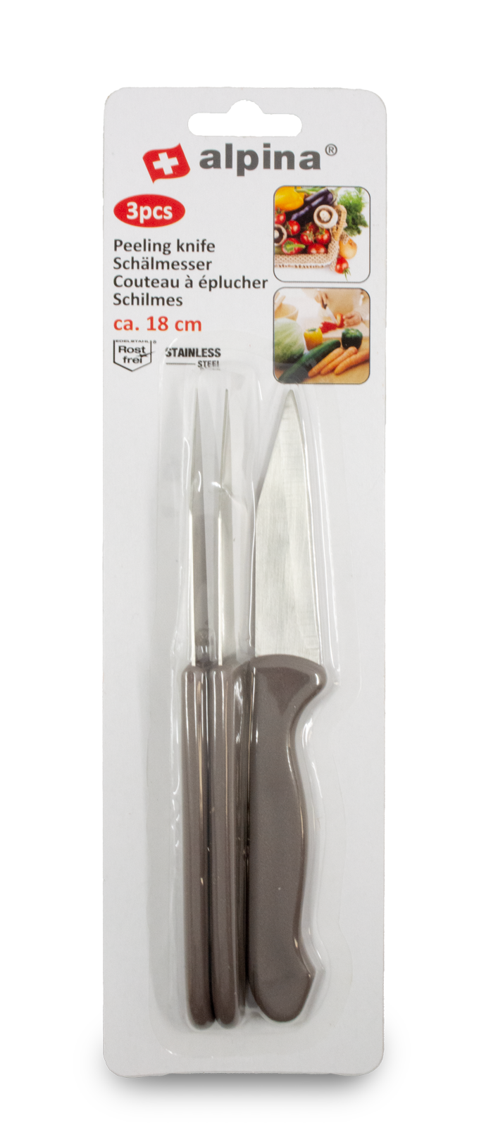 Alpina Peeling Knives 3pk