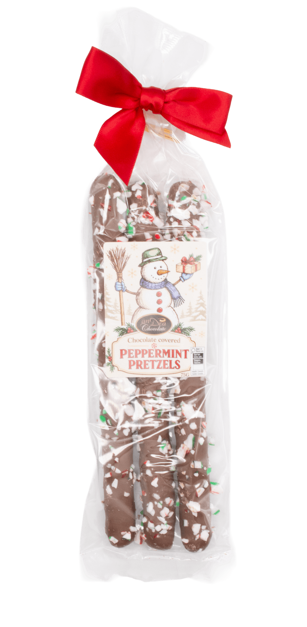 AnDea Milk Chocolate Peppermint Pretzel Sticks 72g
