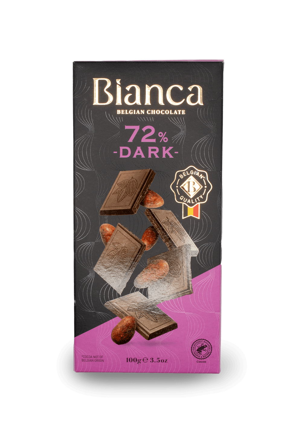 Bianca Chocolate Bar - 72% Dark 100g