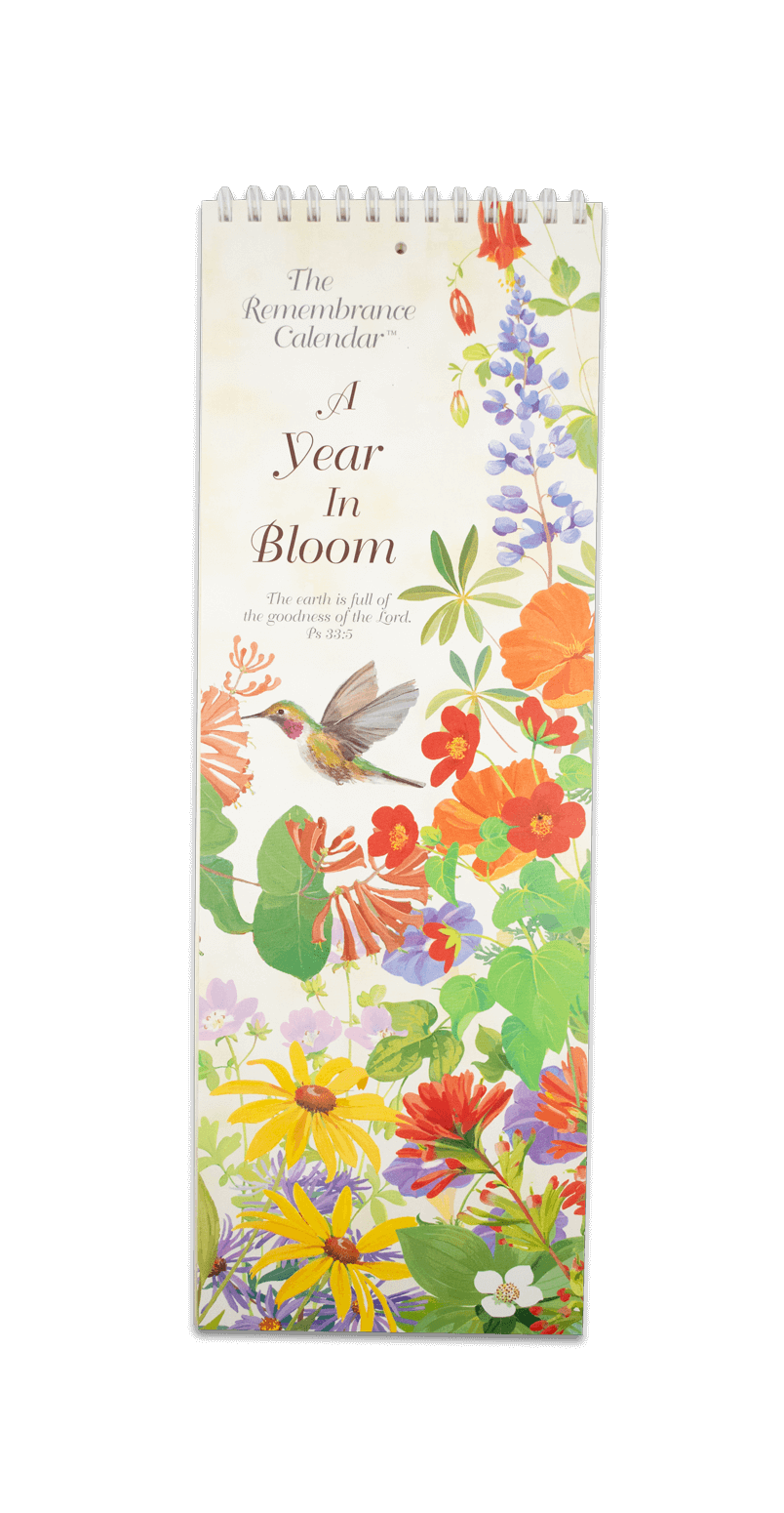 Birthday Calendar - A Year In Bloom