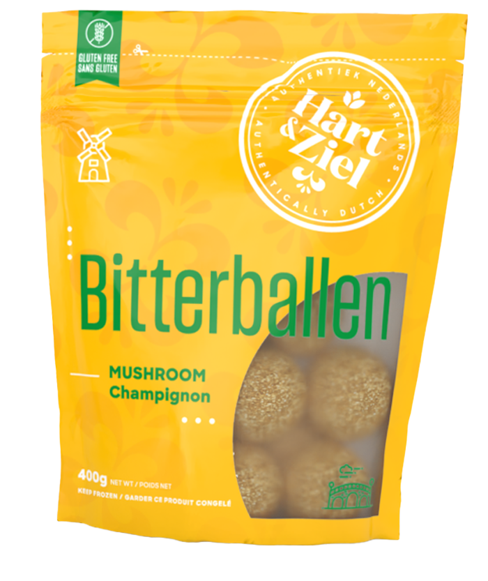 Hart & Ziel Vegetarian Mushroom Bitterballen 400g