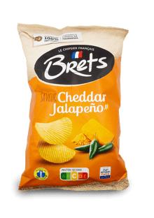 Bret's Cheddar Jalapeno Chips 125g