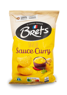 Bret's Curry Sauce Chips 125g
