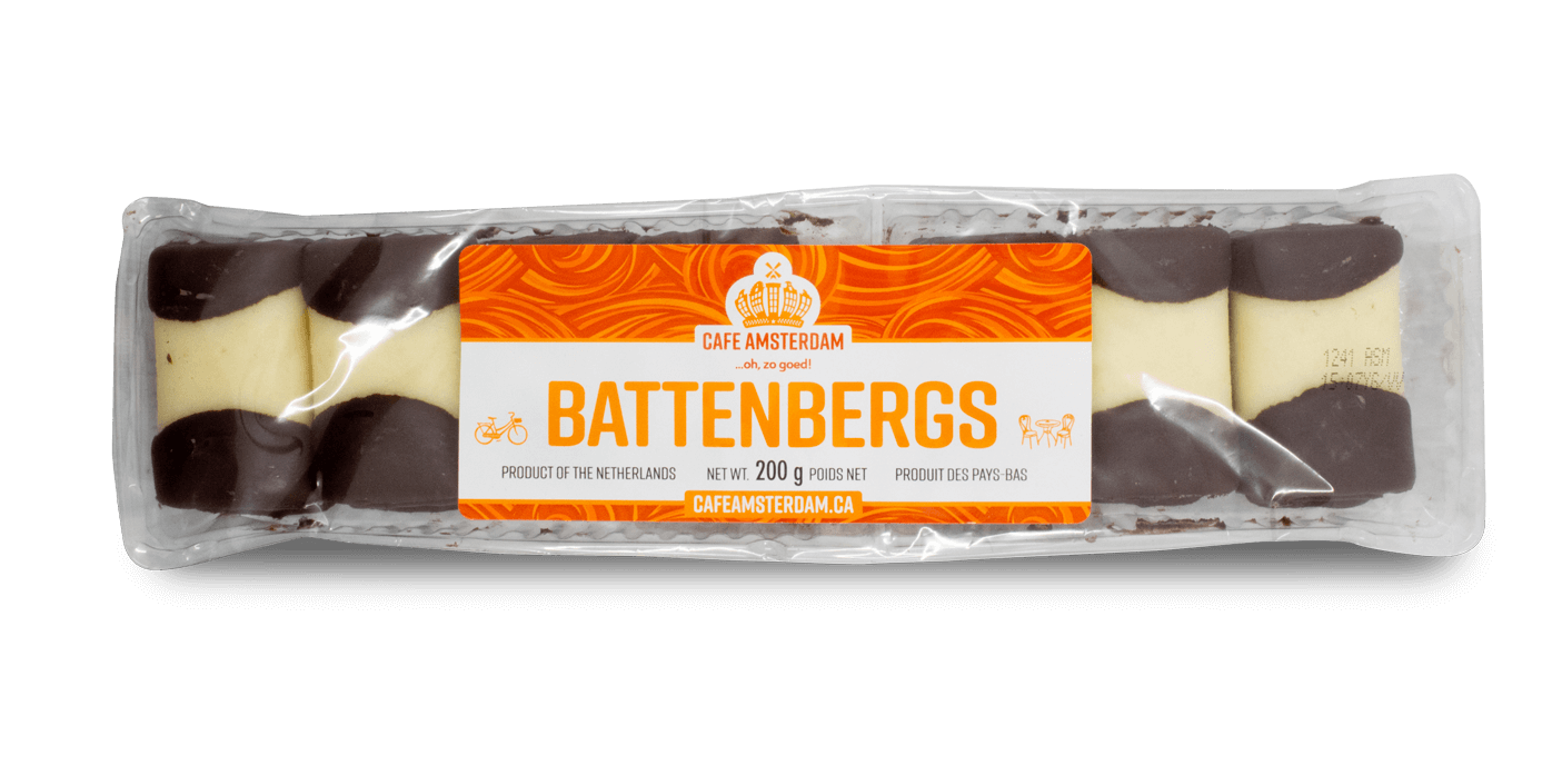 Cafe Amsterdam Battenburgs Marzipan Cakes 200g