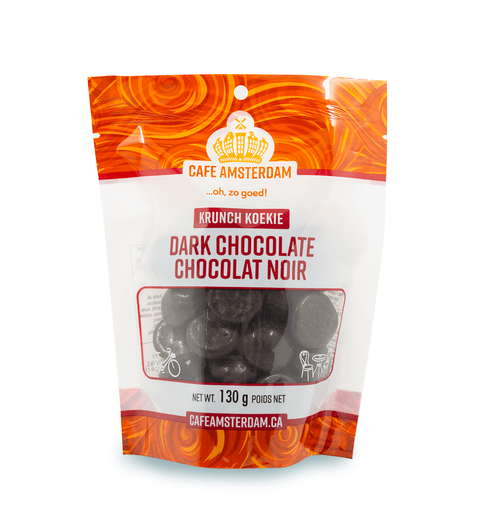 Cafe Amsterdam Krunch Koekie - Dark Chocolate 130g