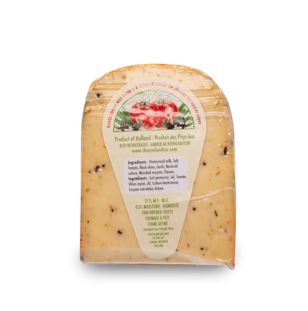 Cheeseland Gouda - Olive & Tomato 1kg