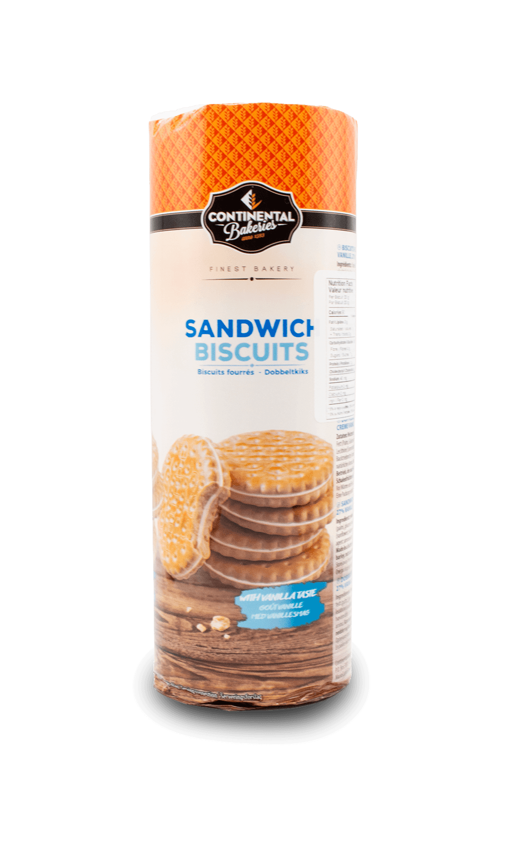 Continental Sandwich Cookies - Vanilla 300g