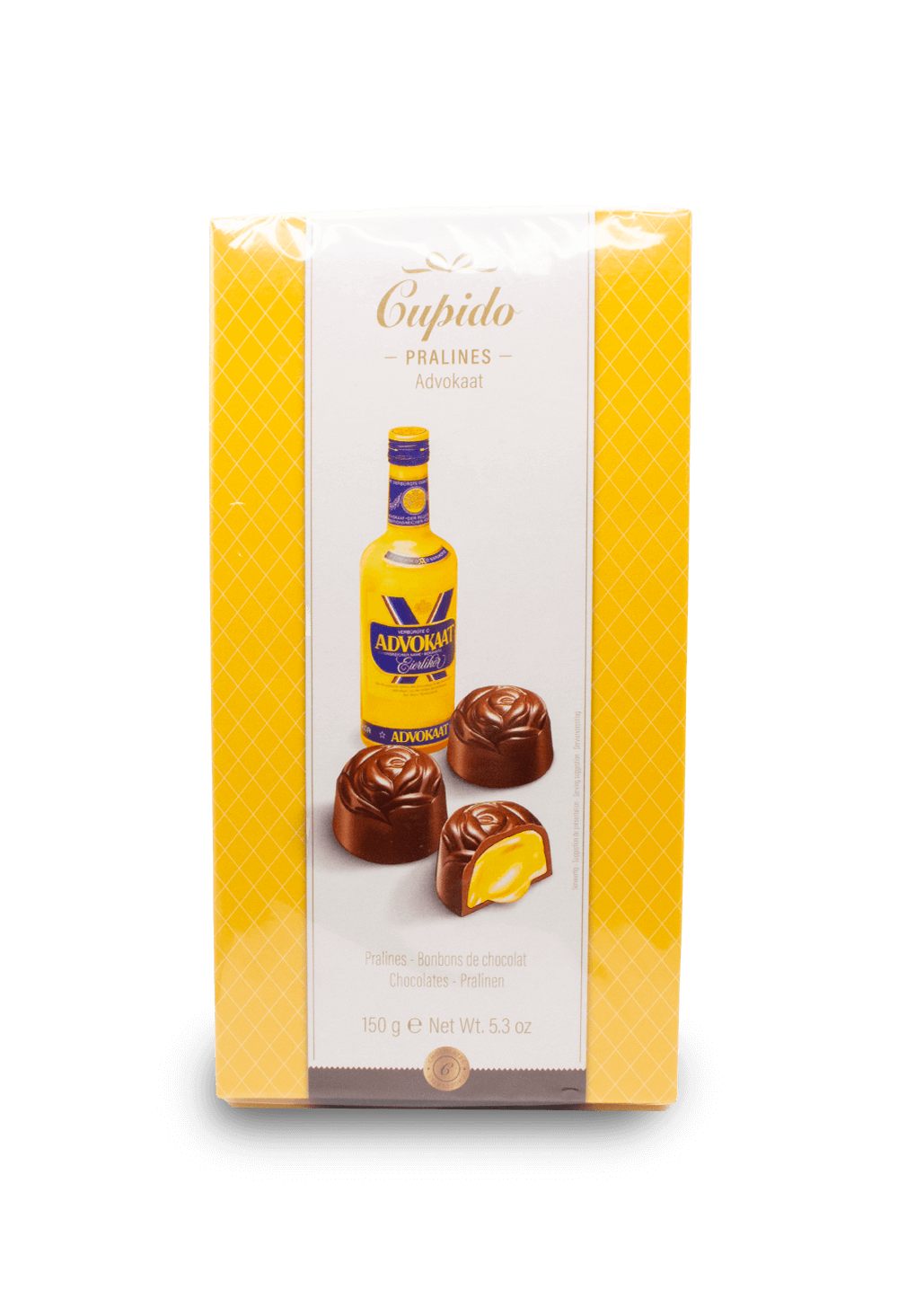Cupido Filled Chocolates - Advocaat Egg Liqueur 150g