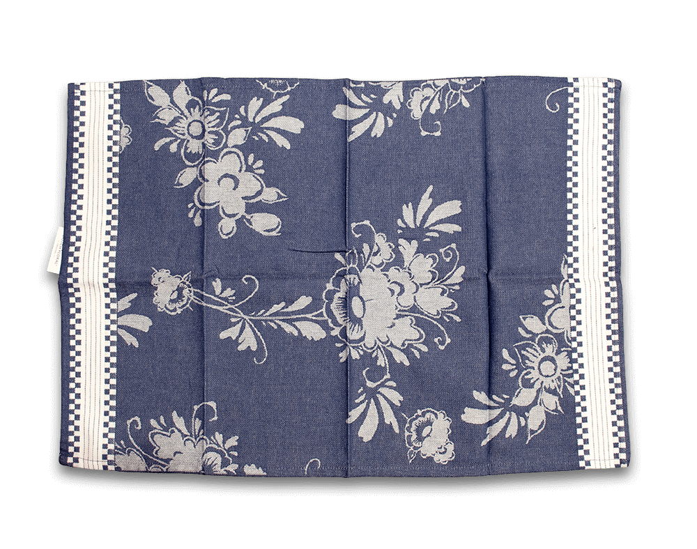 DDDDD Tea Towel - Blue Floral