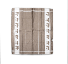 DDDDD Tea Towel - Cow Taupe