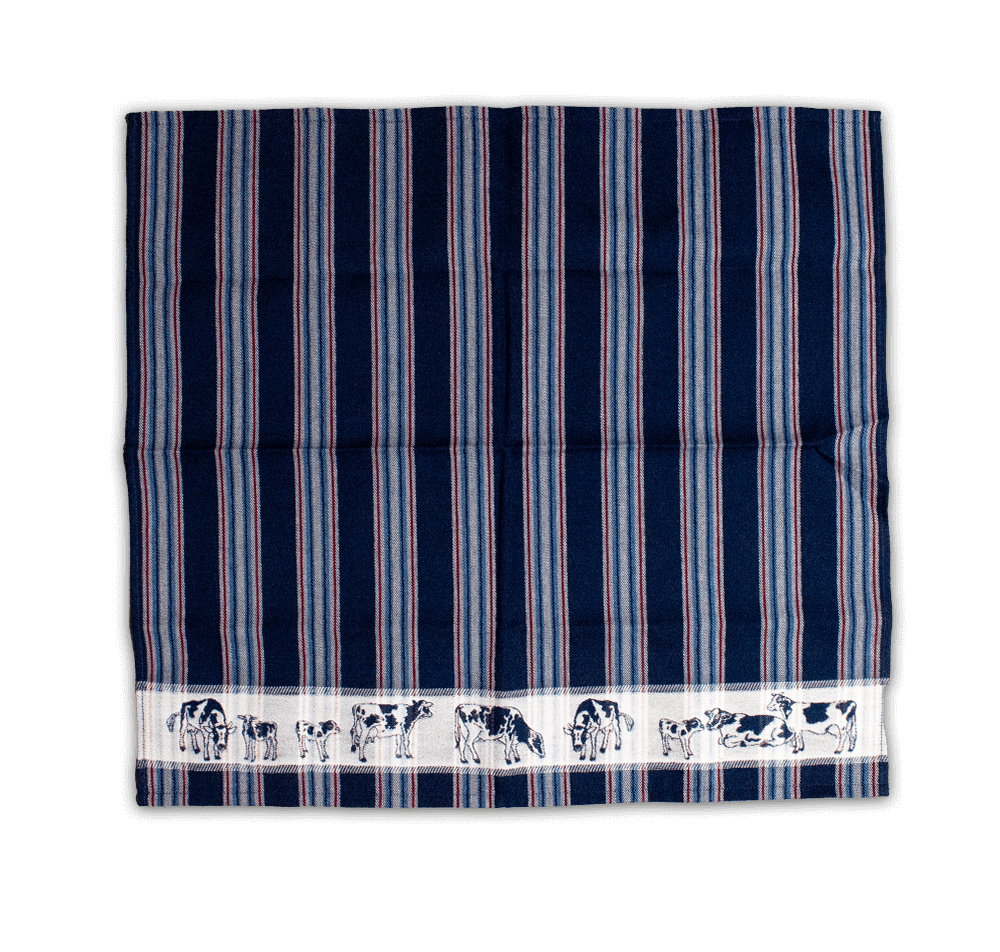DDDDD Tea Towel - Friesian Blue