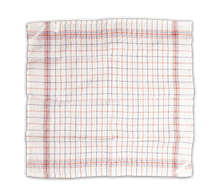 DDDDD Tea Towel - Holland Square Red Blue