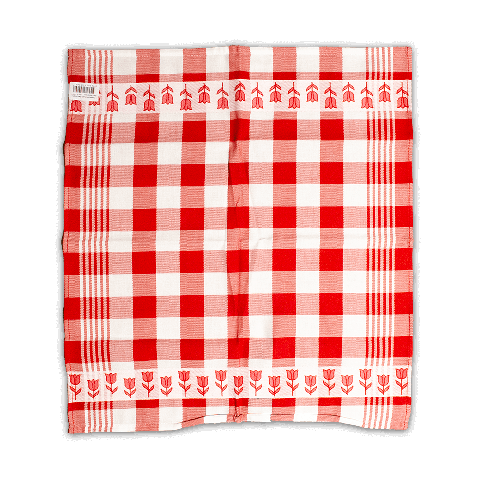 DDDDD Tea Towel - Red Tulip