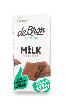 De Bron No Sugar Added Milk Chocolate Bar 85g
