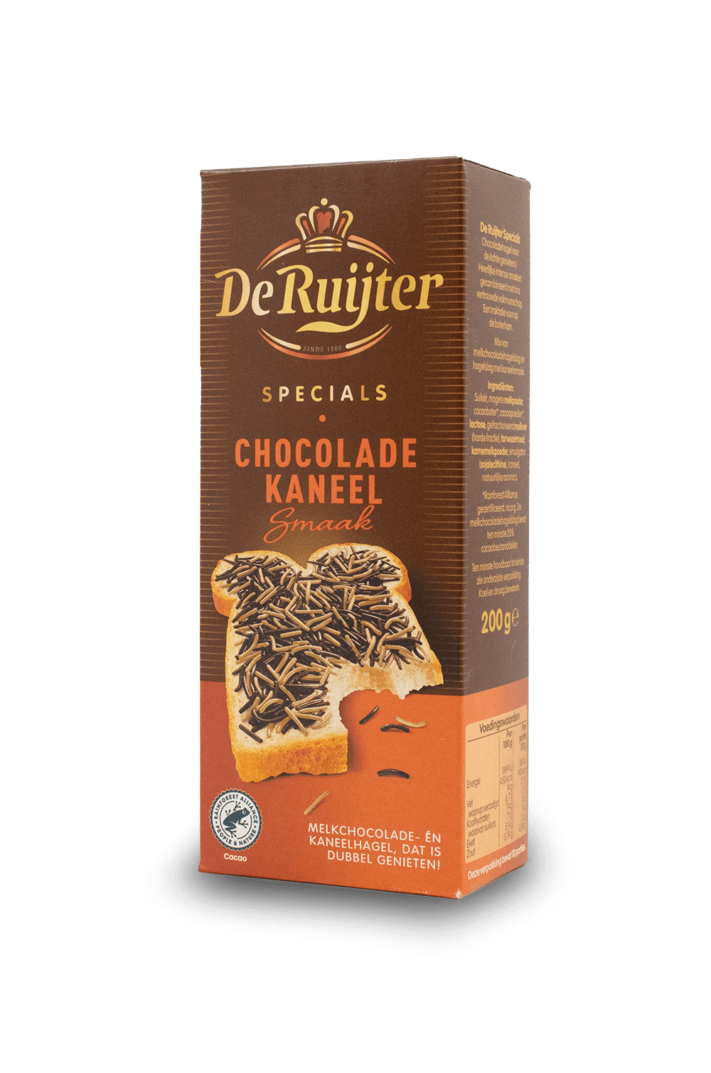 De Ruijter Chocolate Sprinkles - Cinnamon 200g