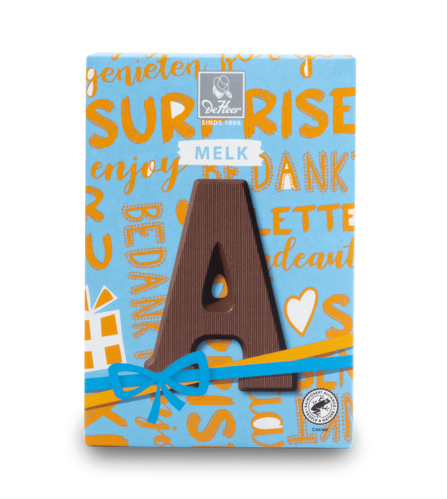 DeHeer Chocolate Letter 65g