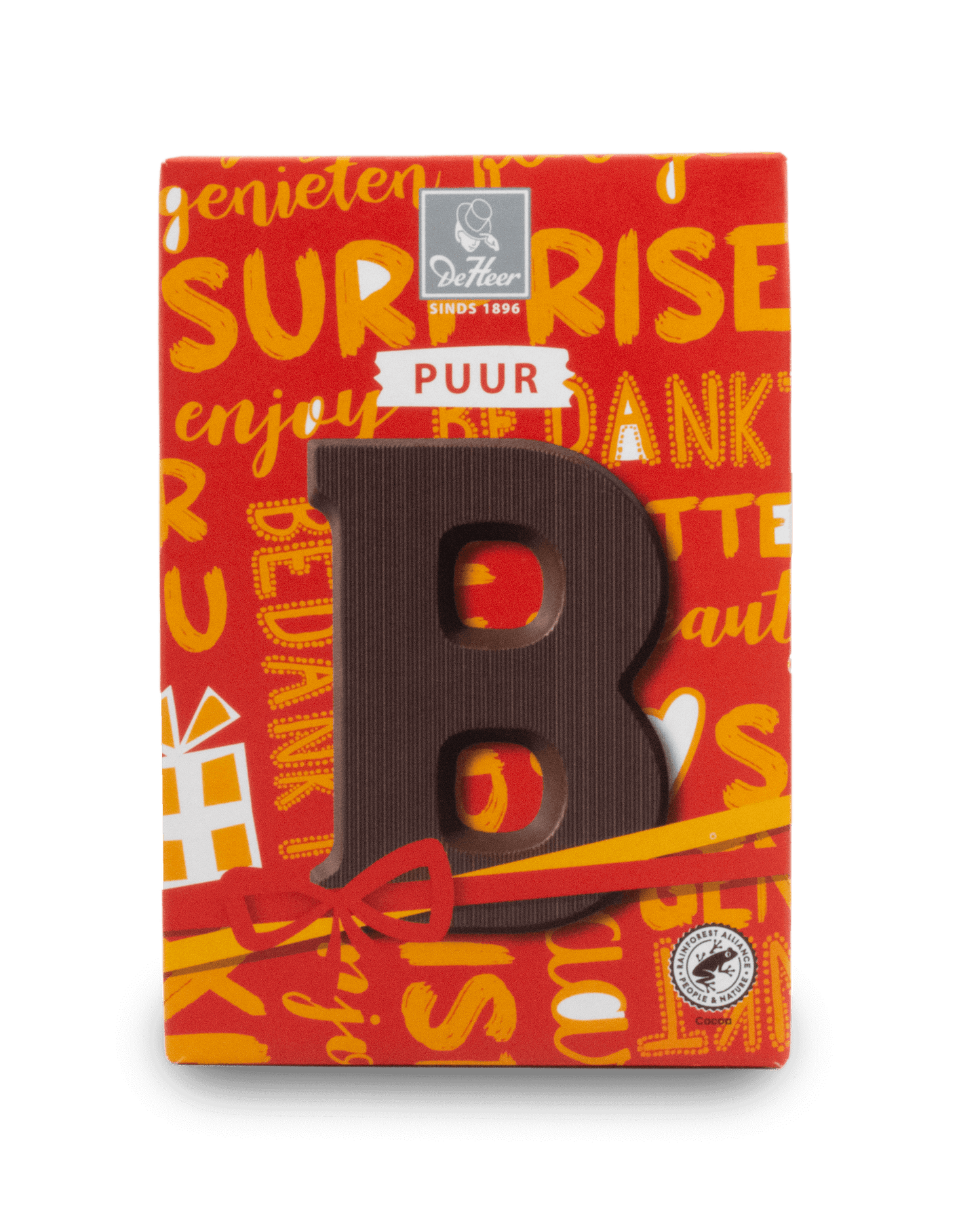 DeHeer Chocolate Letter 65g