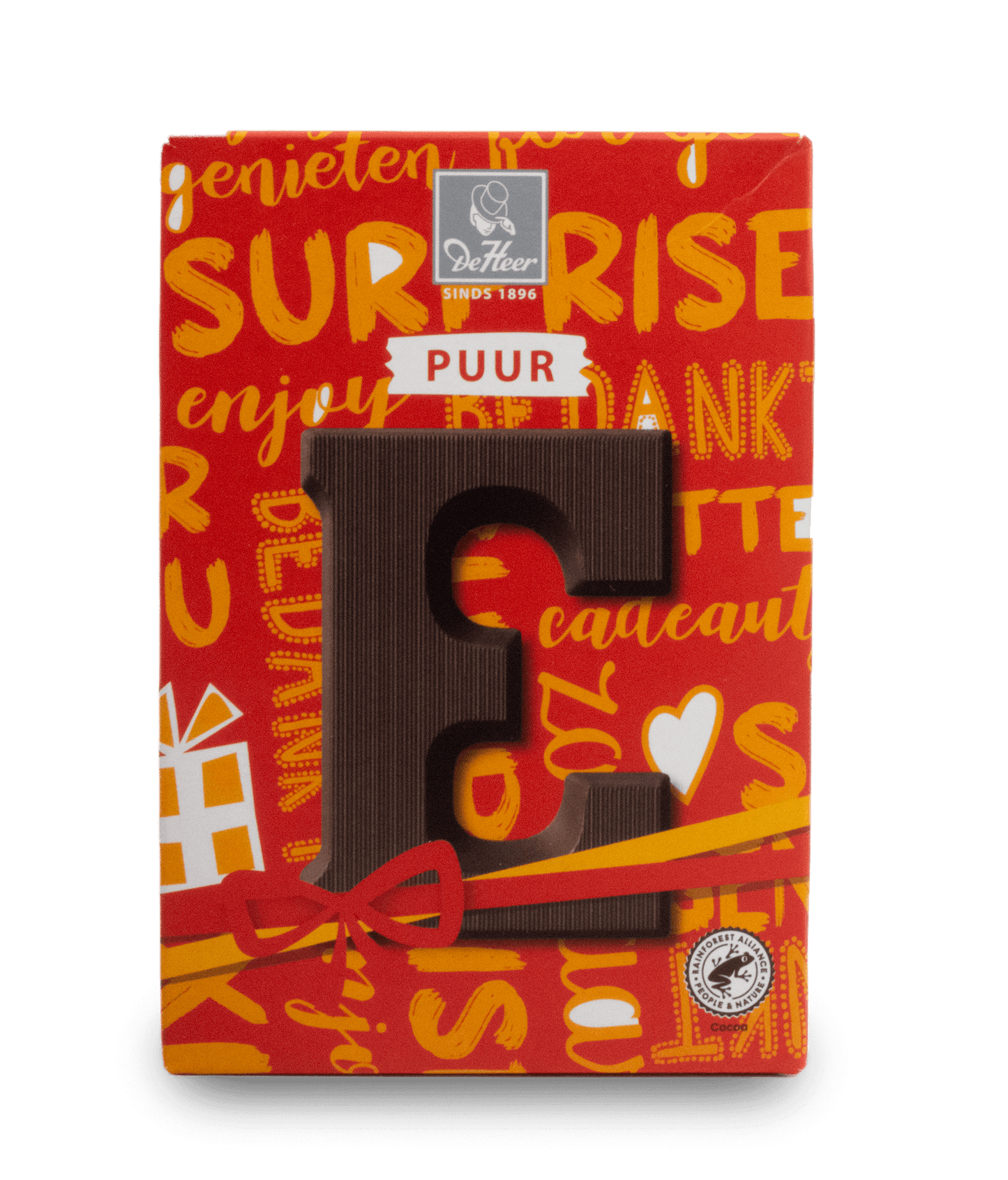 DeHeer Chocolate Letter 65g