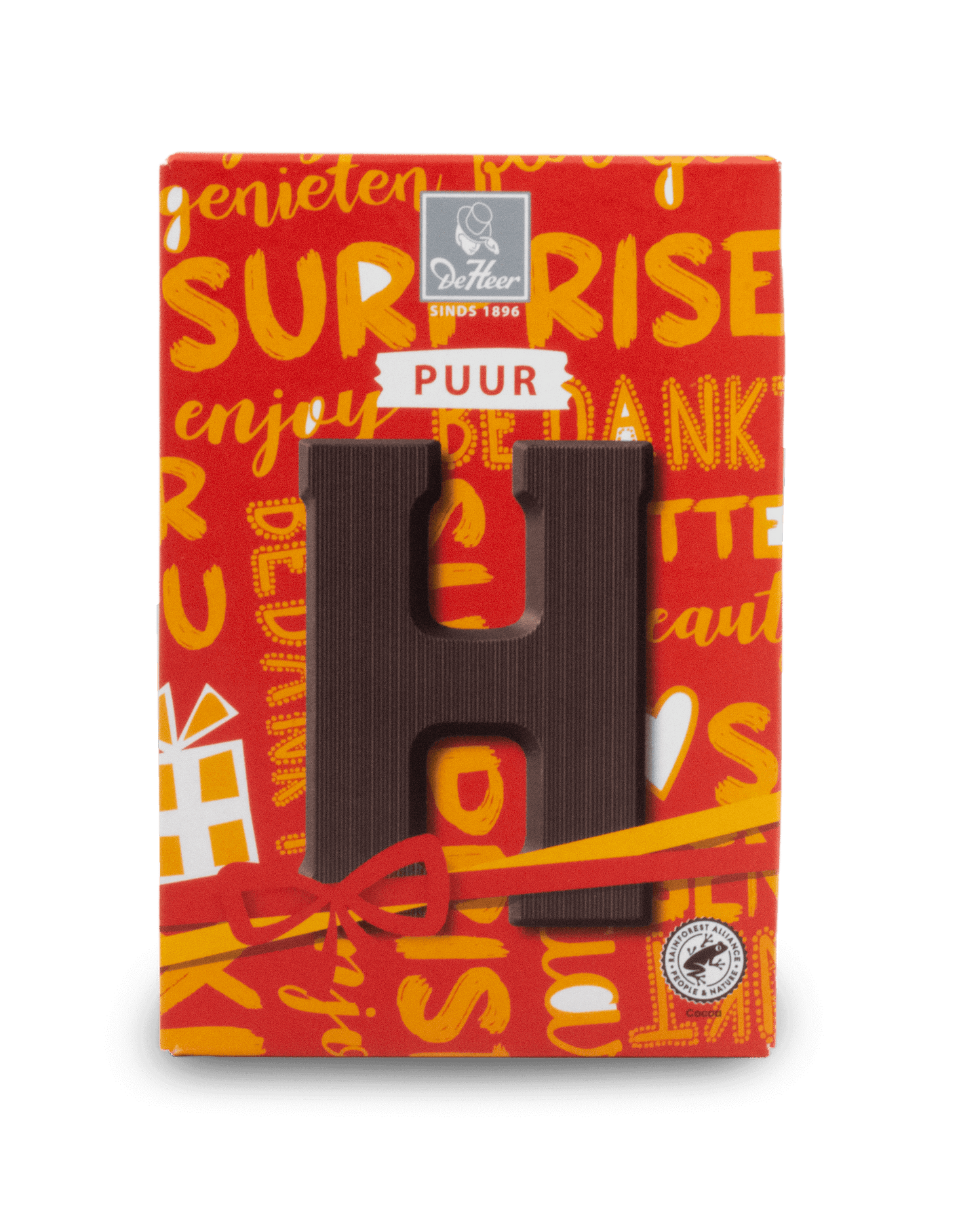 DeHeer Chocolate Letter 65g