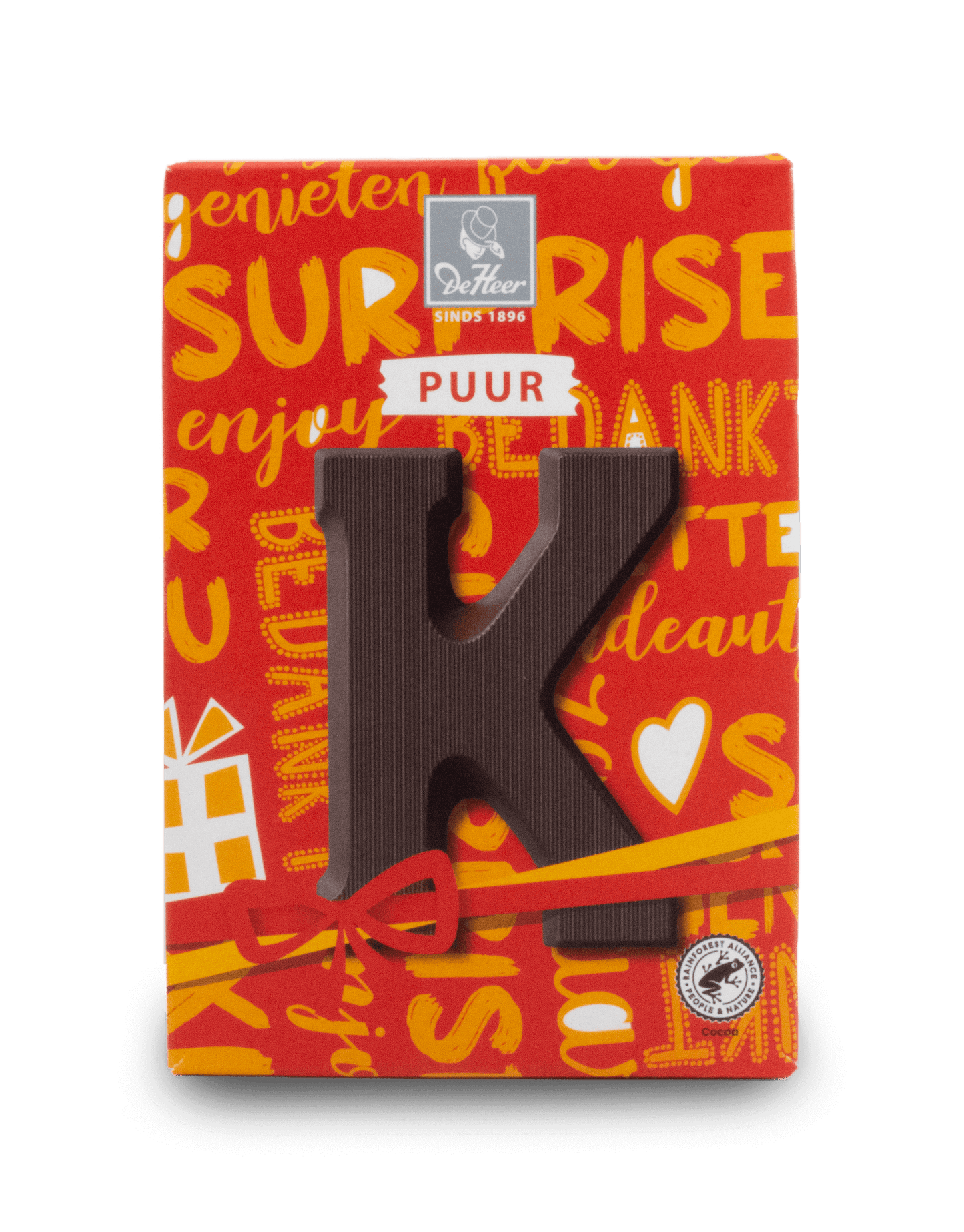 DeHeer Chocolate Letter 65g