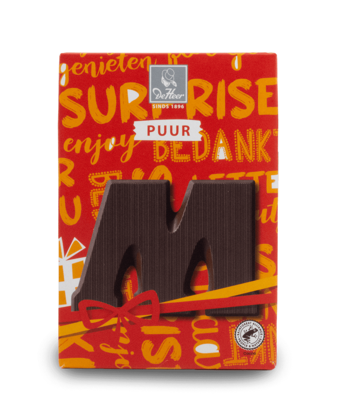 DeHeer Chocolate Letter 65g