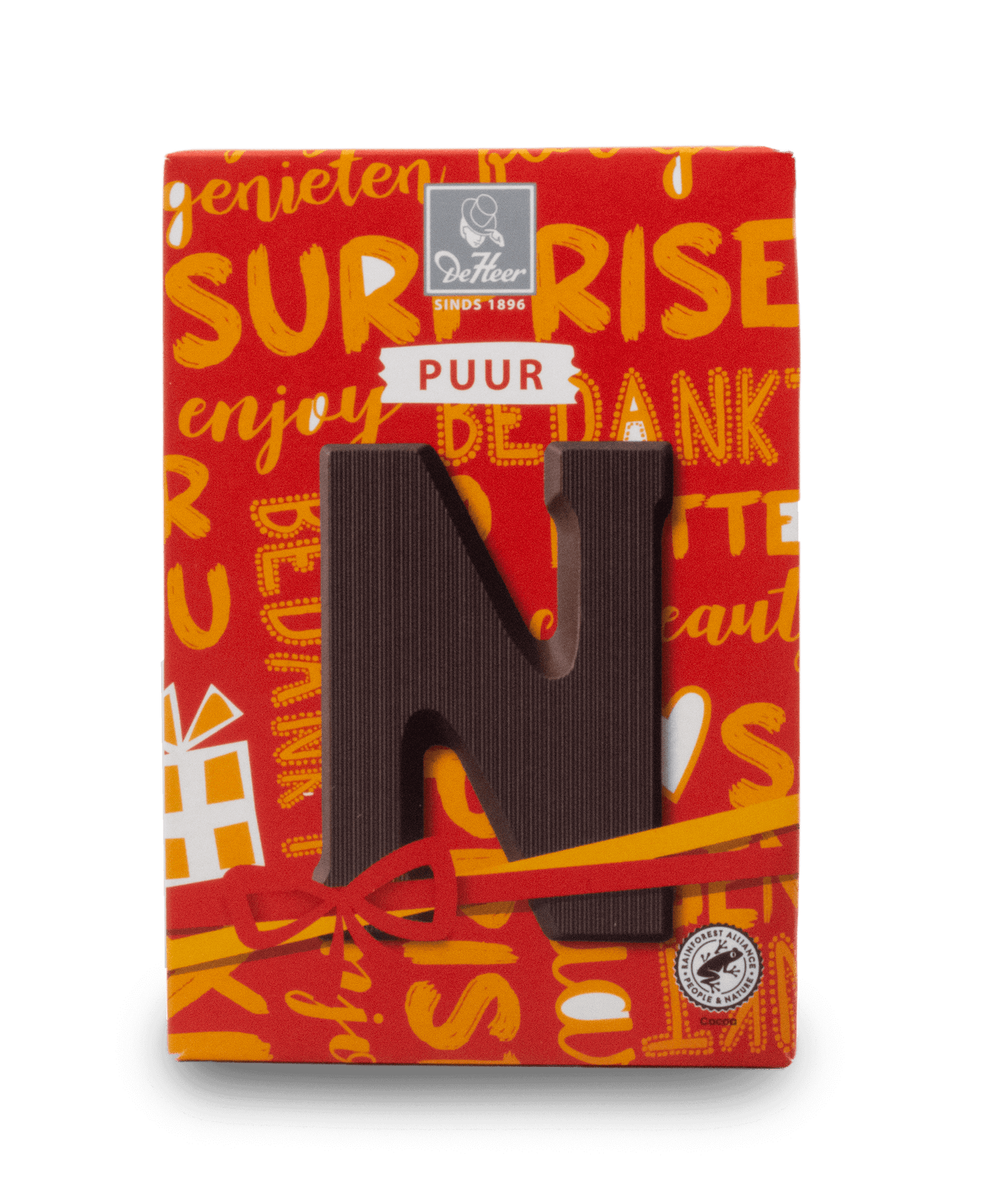 DeHeer Chocolate Letter 65g