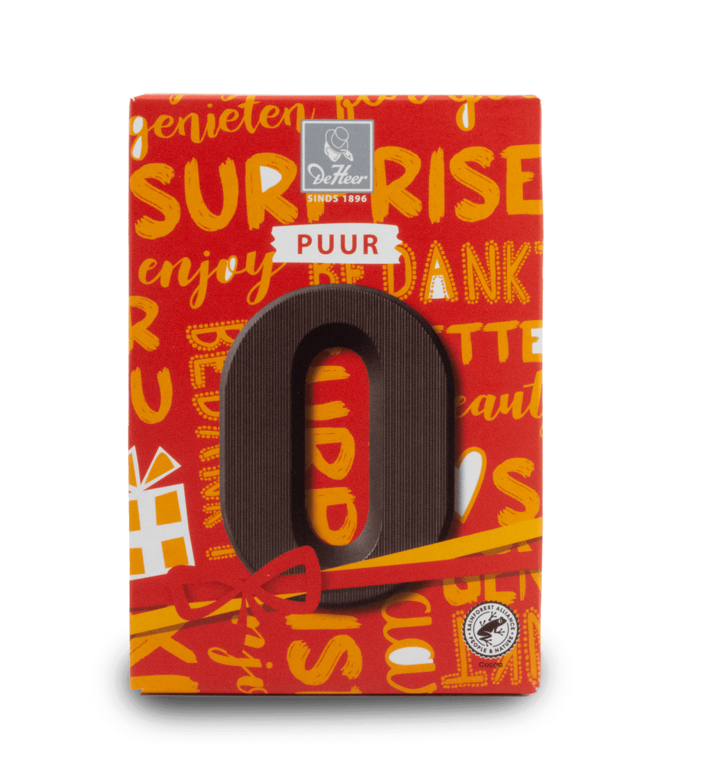 DeHeer Chocolate Letter 65g