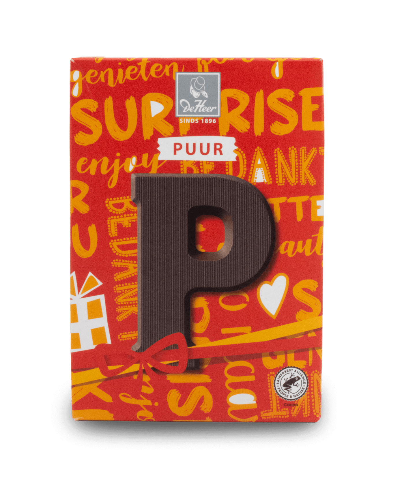 DeHeer Chocolate Letter 65g