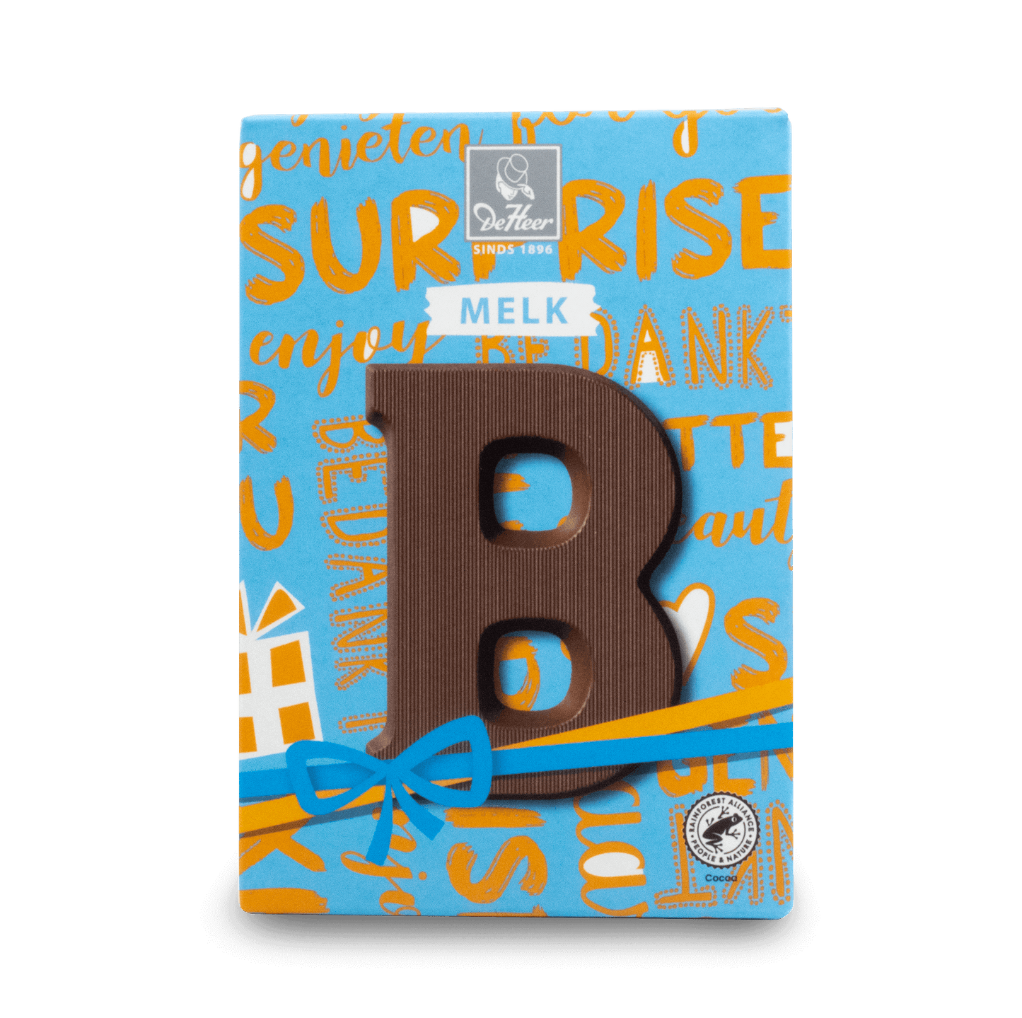 DeHeer Chocolate Letter 65g