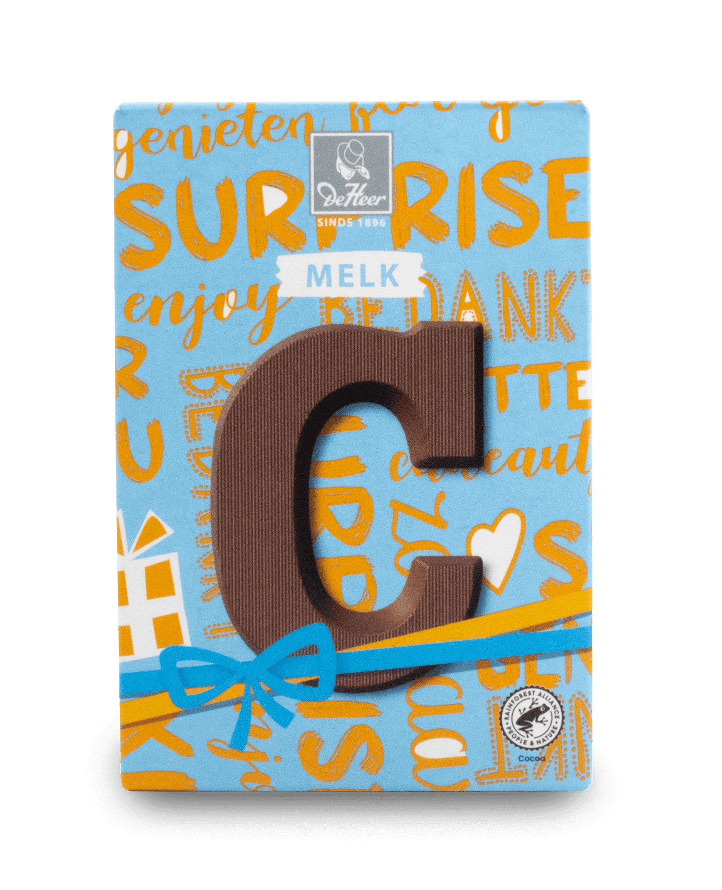 DeHeer Chocolate Letter 65g