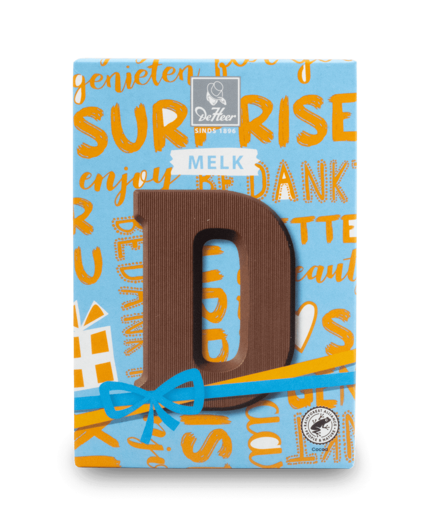 DeHeer Chocolate Letter 65g