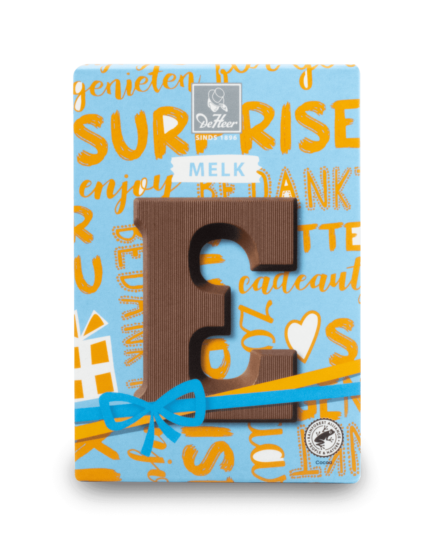 DeHeer Chocolate Letter 65g