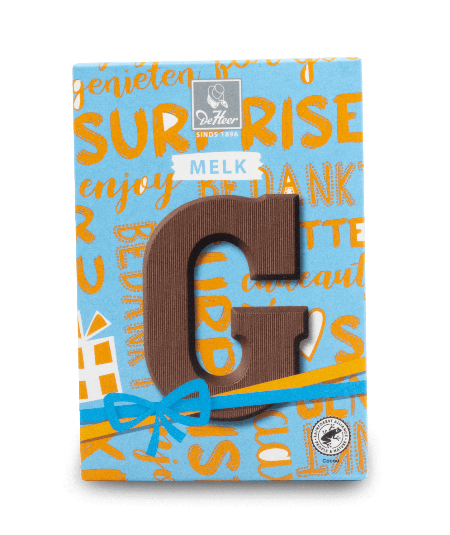 DeHeer Chocolate Letter 65g