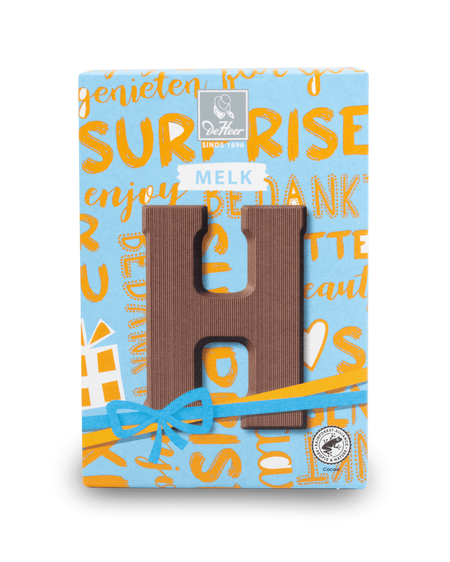 DeHeer Chocolate Letter 65g