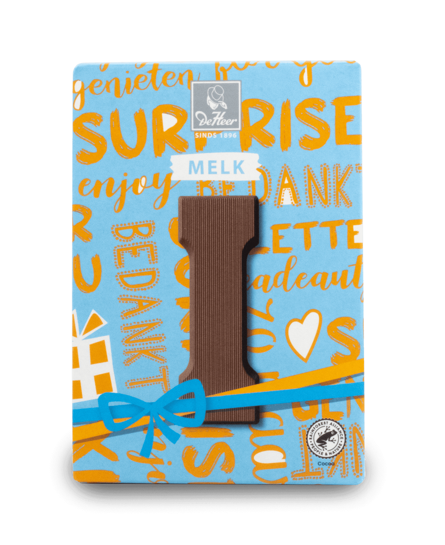 DeHeer Chocolate Letter 65g