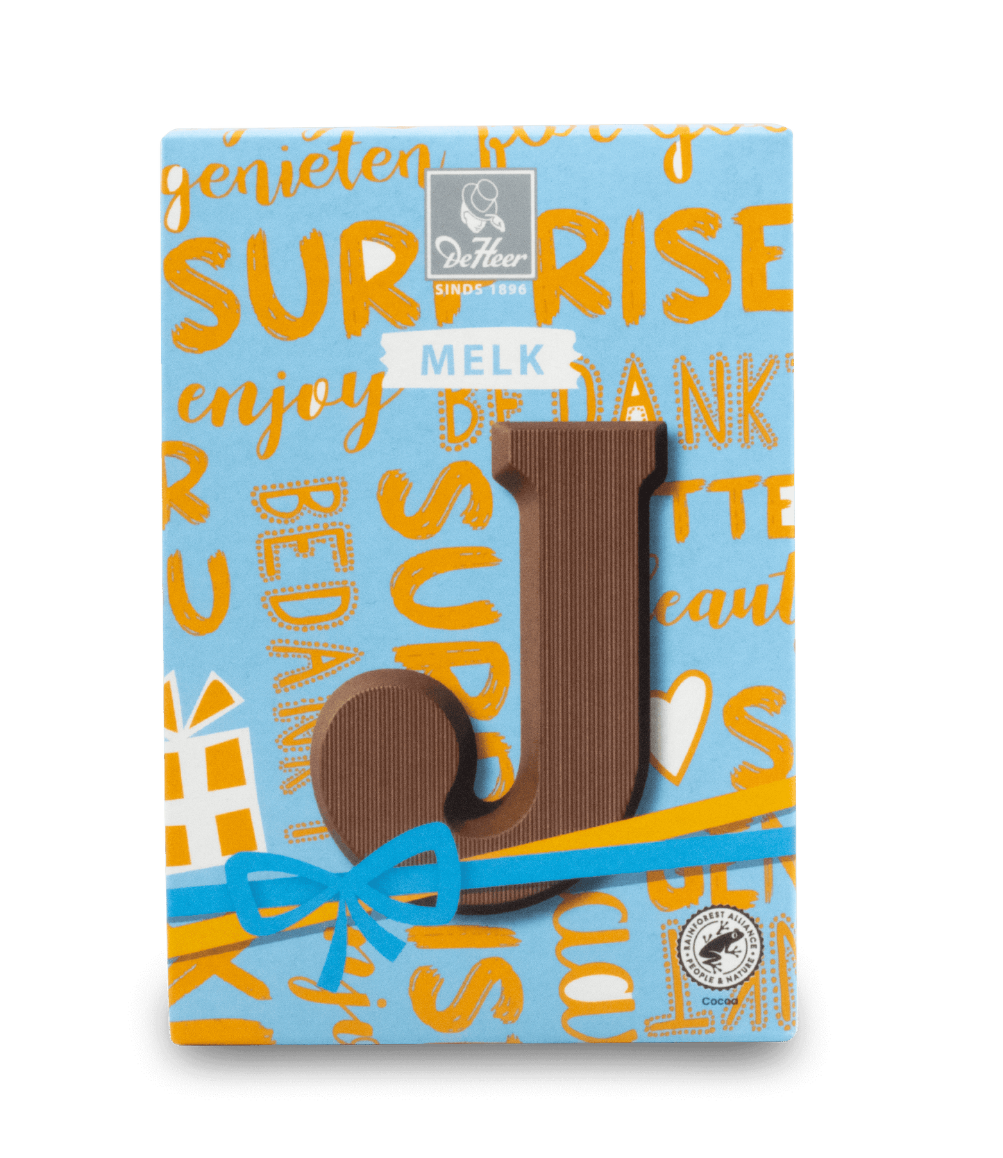 DeHeer Chocolate Letter 65g