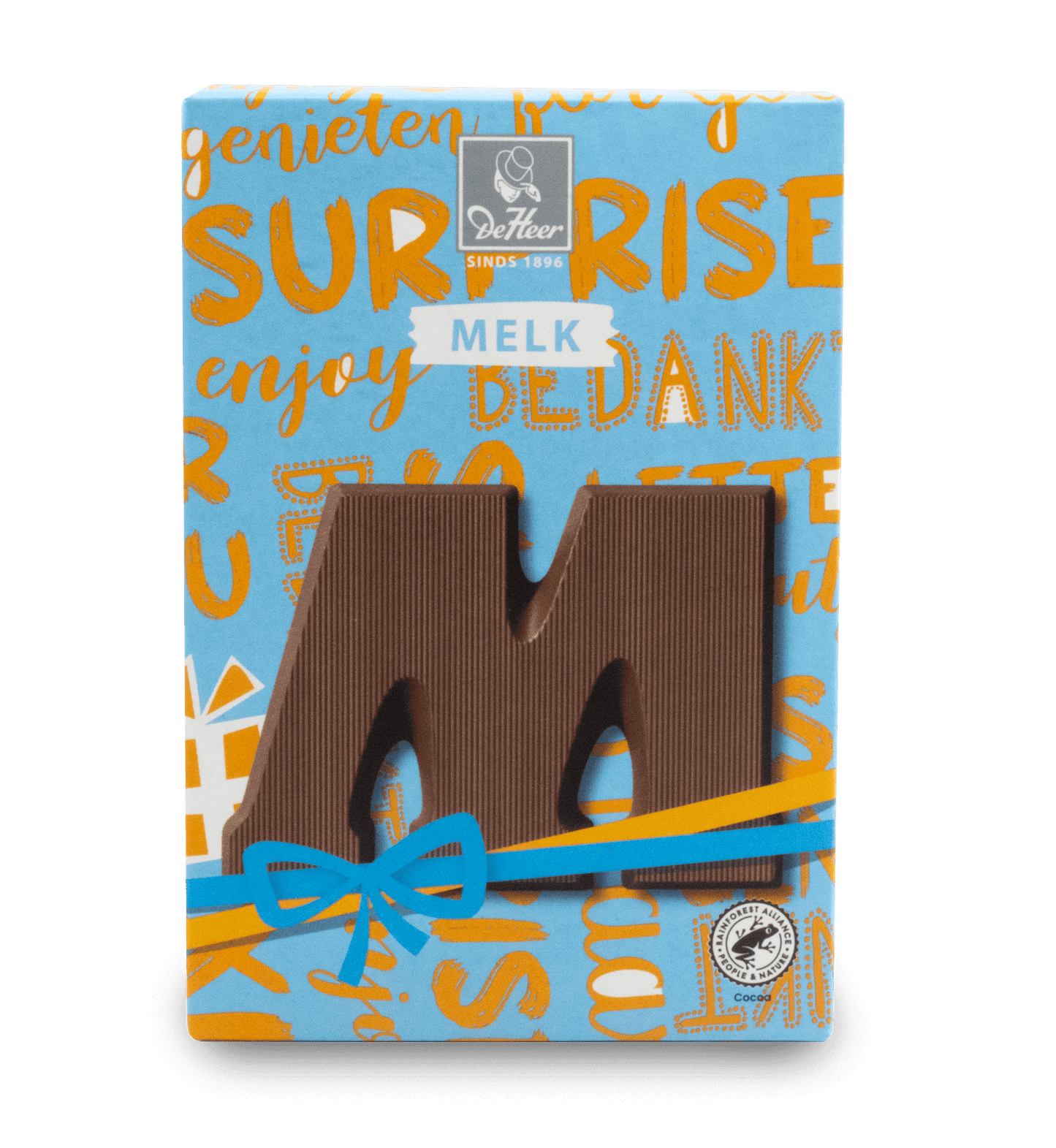 DeHeer Chocolate Letter 65g