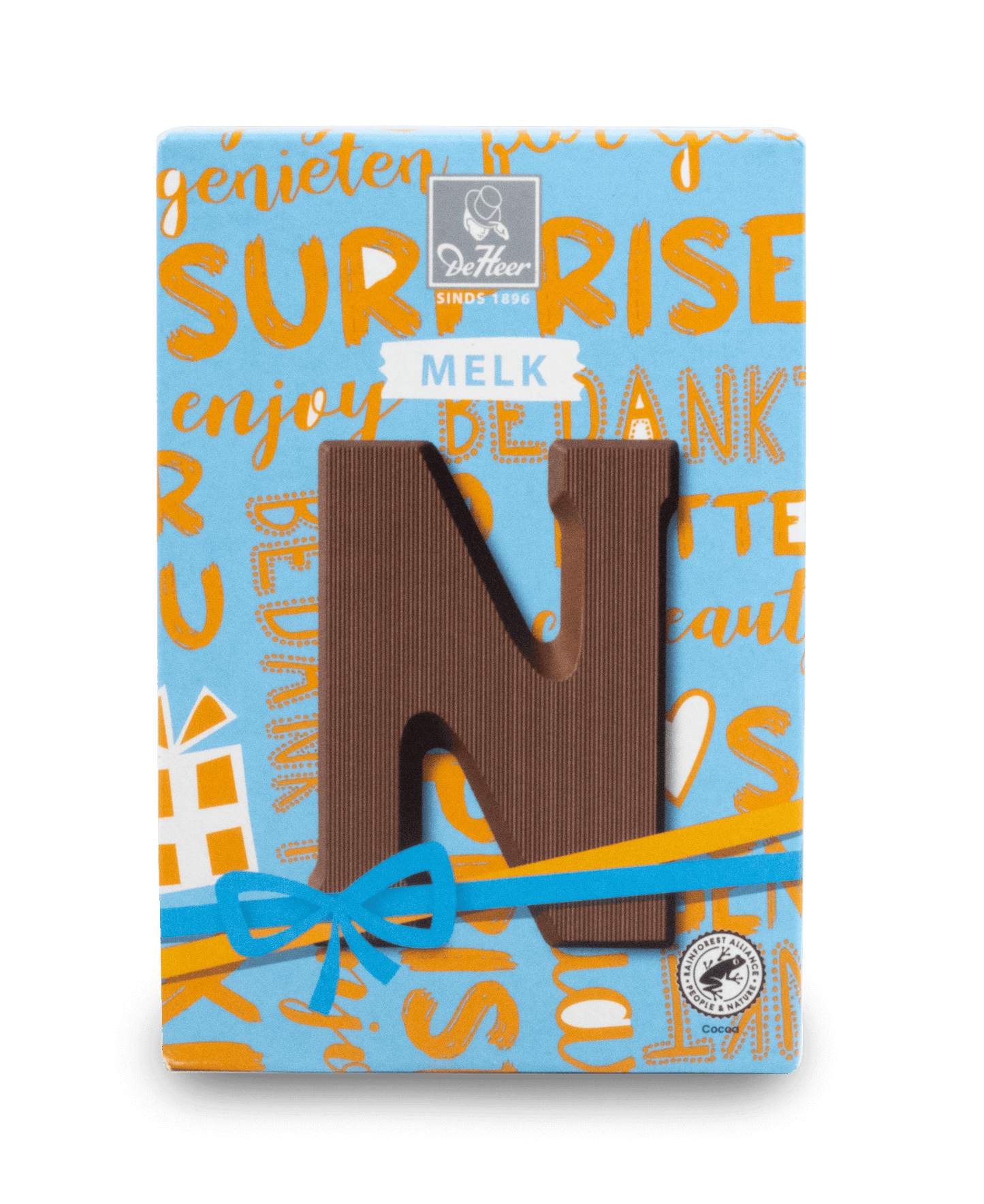 DeHeer Chocolate Letter 65g