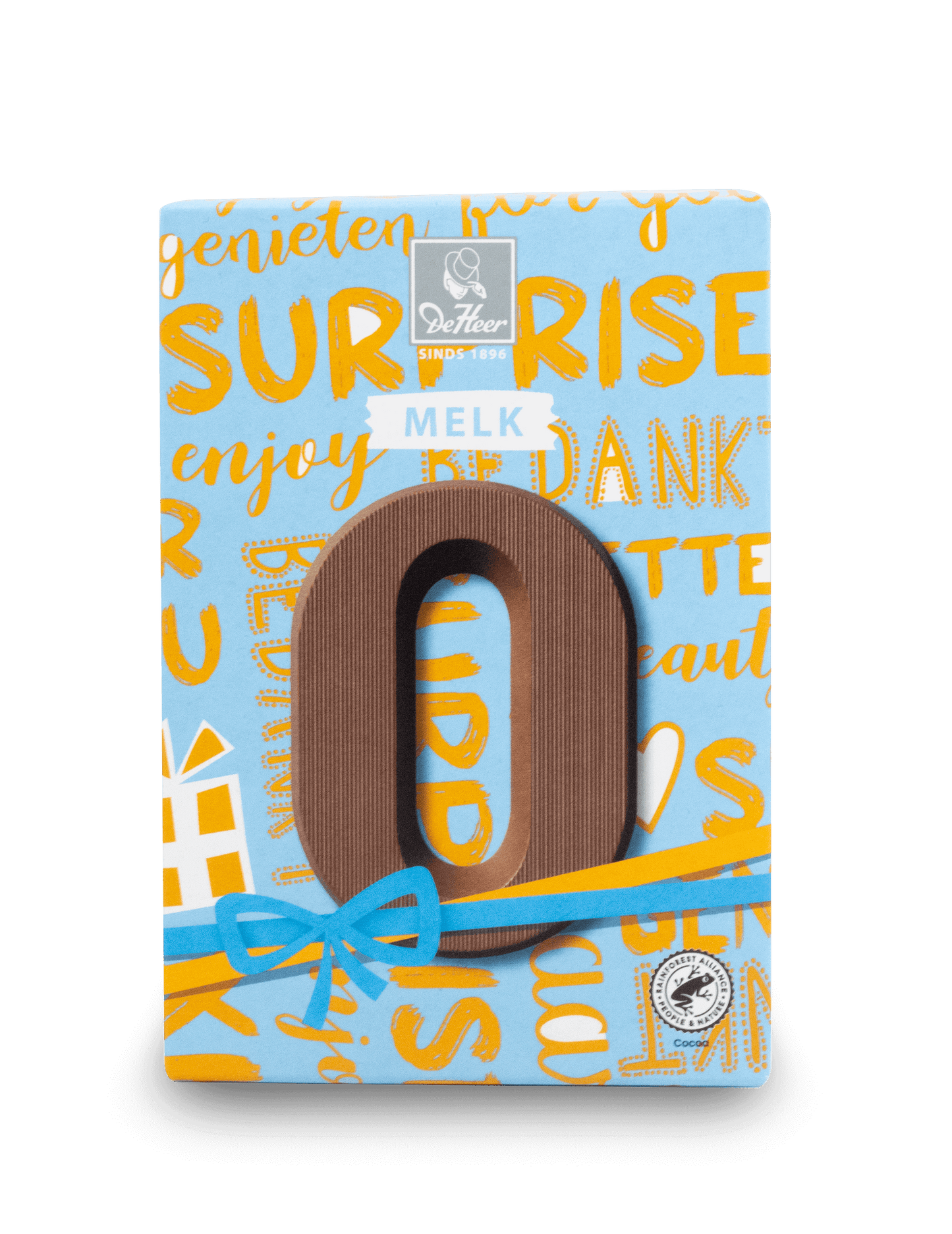 DeHeer Chocolate Letter 65g