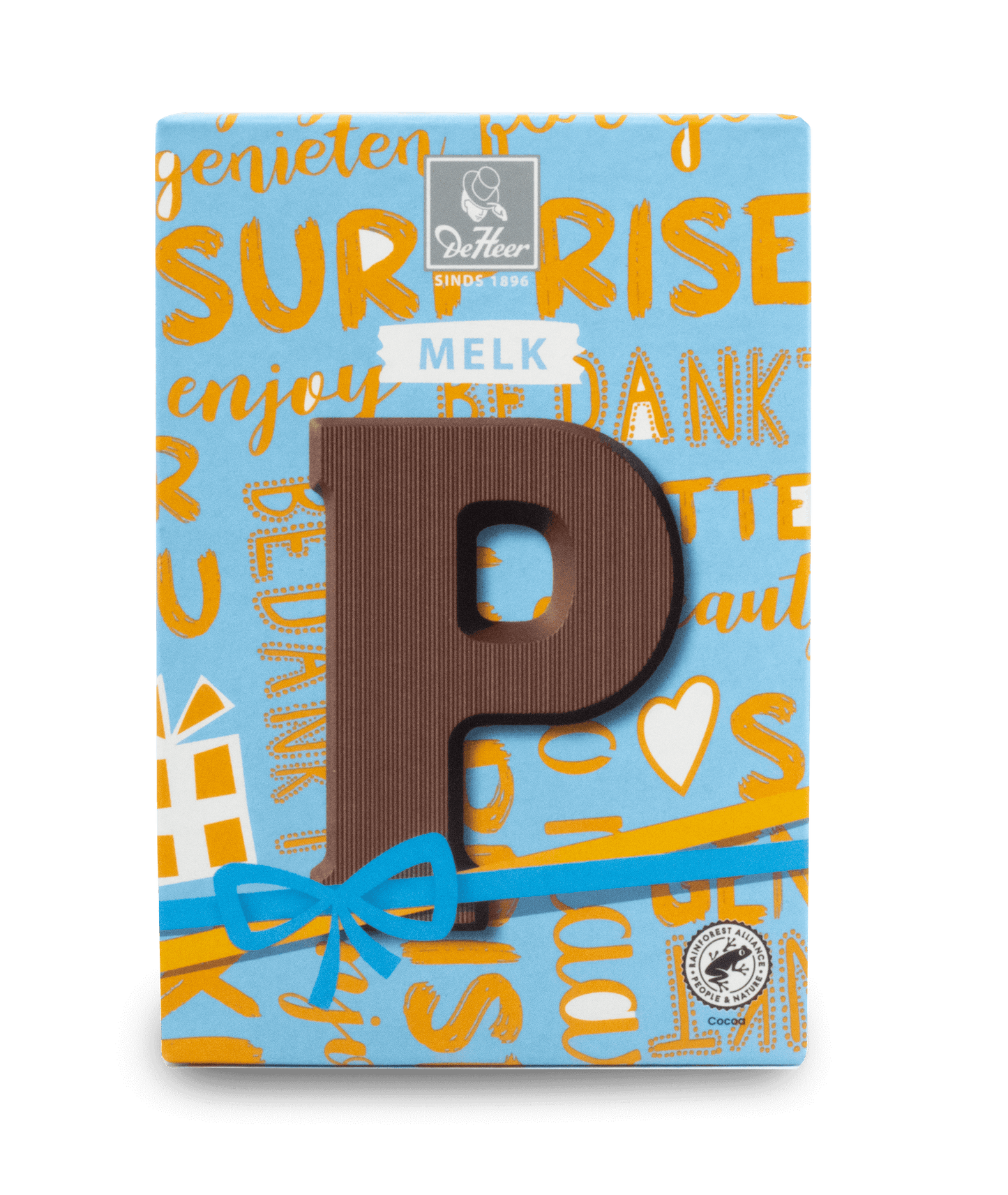 DeHeer Chocolate Letter 65g