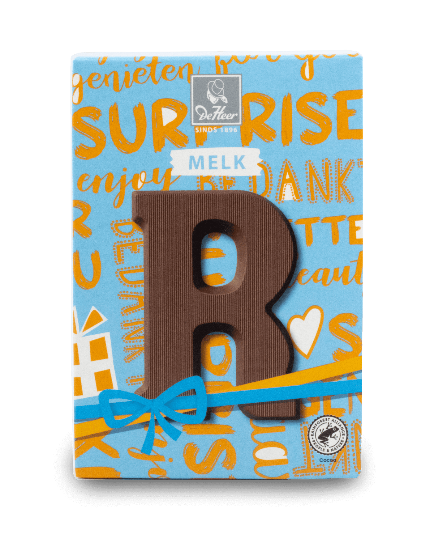 DeHeer Chocolate Letter 65g