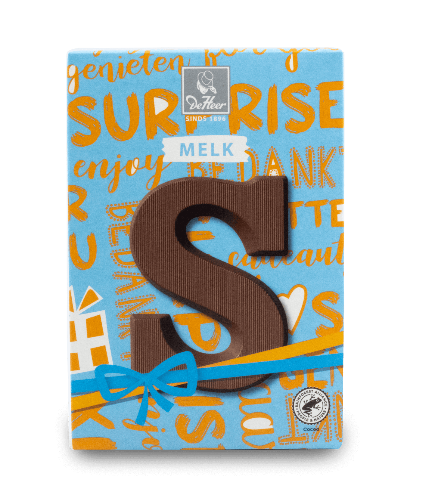 DeHeer Chocolate Letter 65g