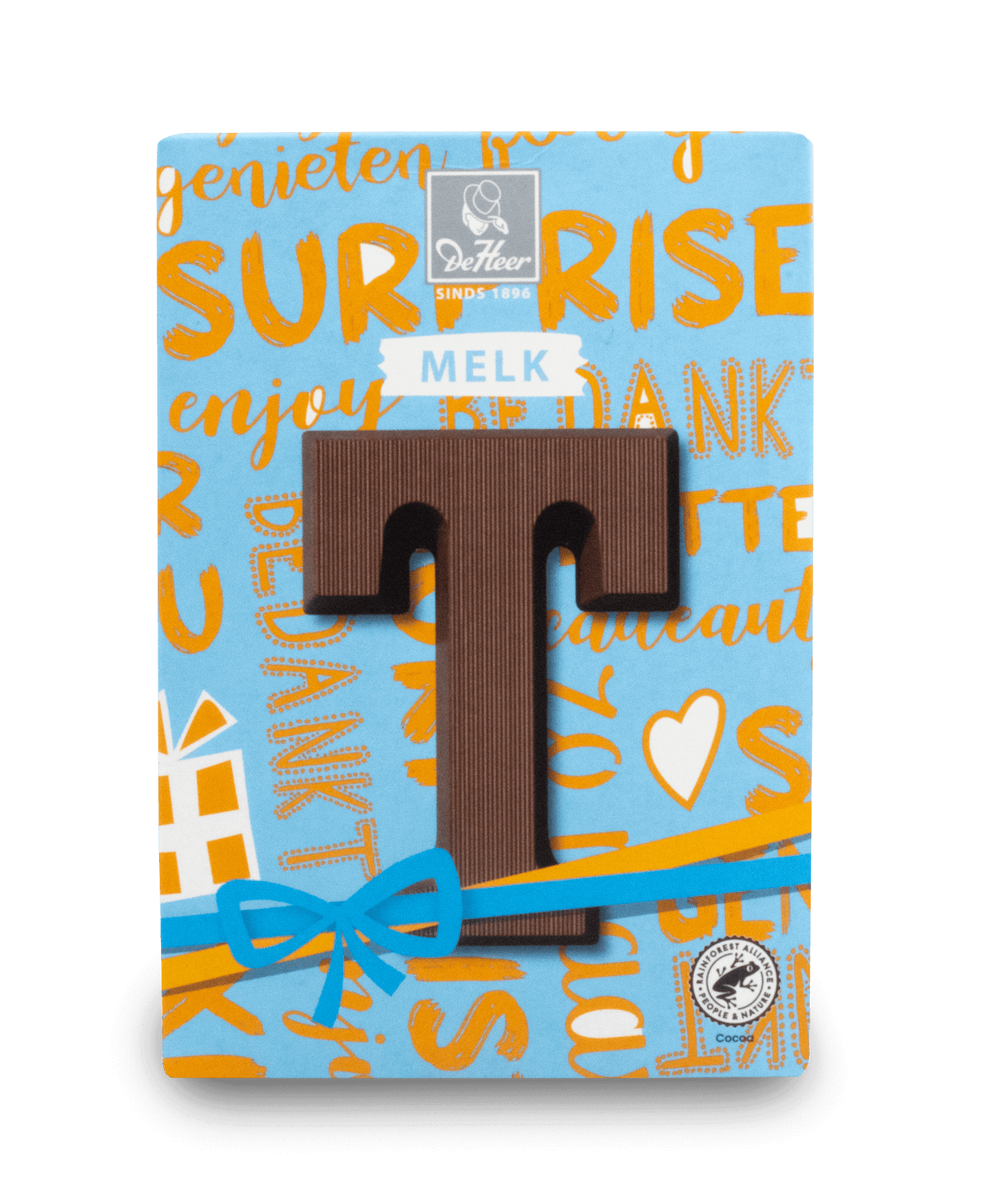 DeHeer Chocolate Letter 65g