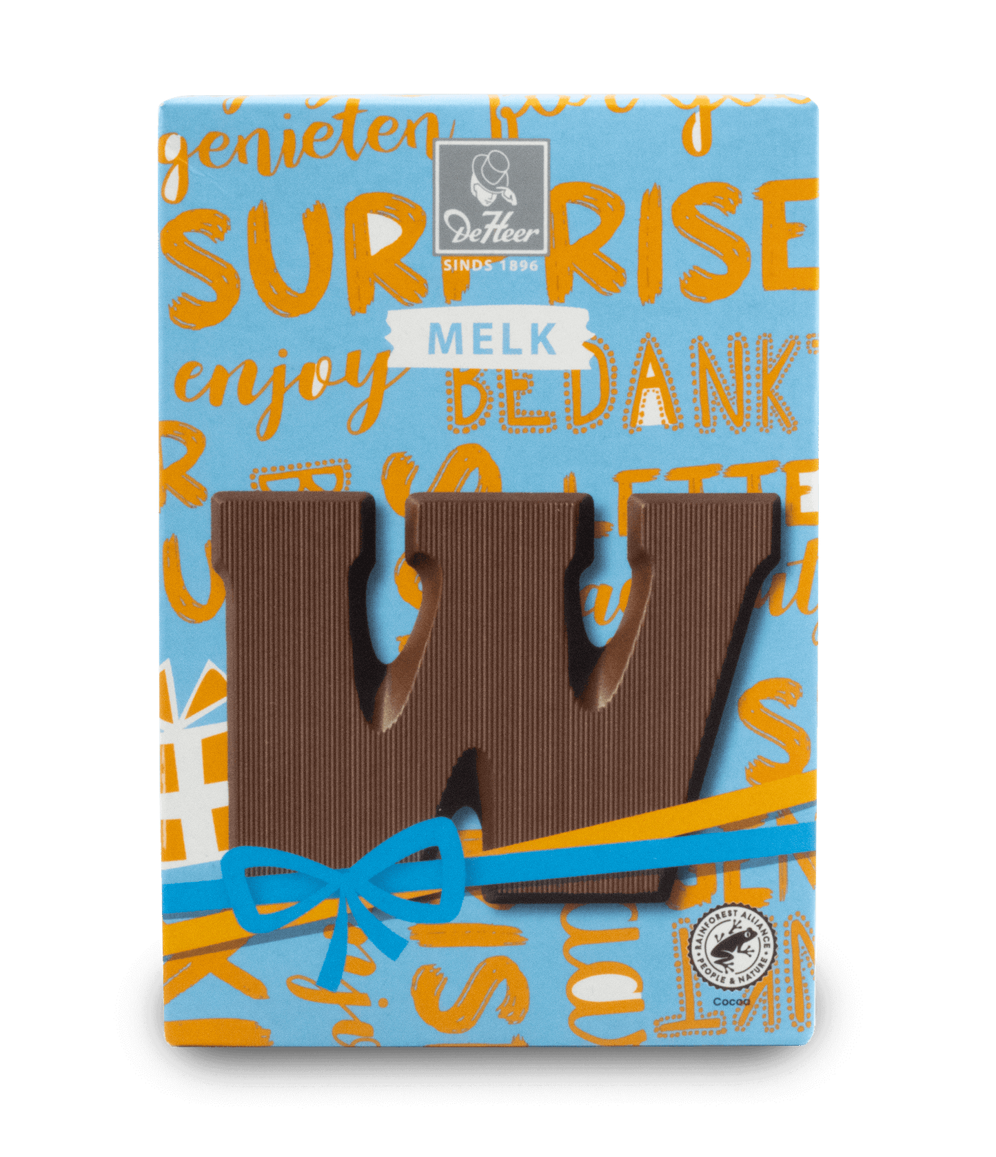 DeHeer Chocolate Letter 65g