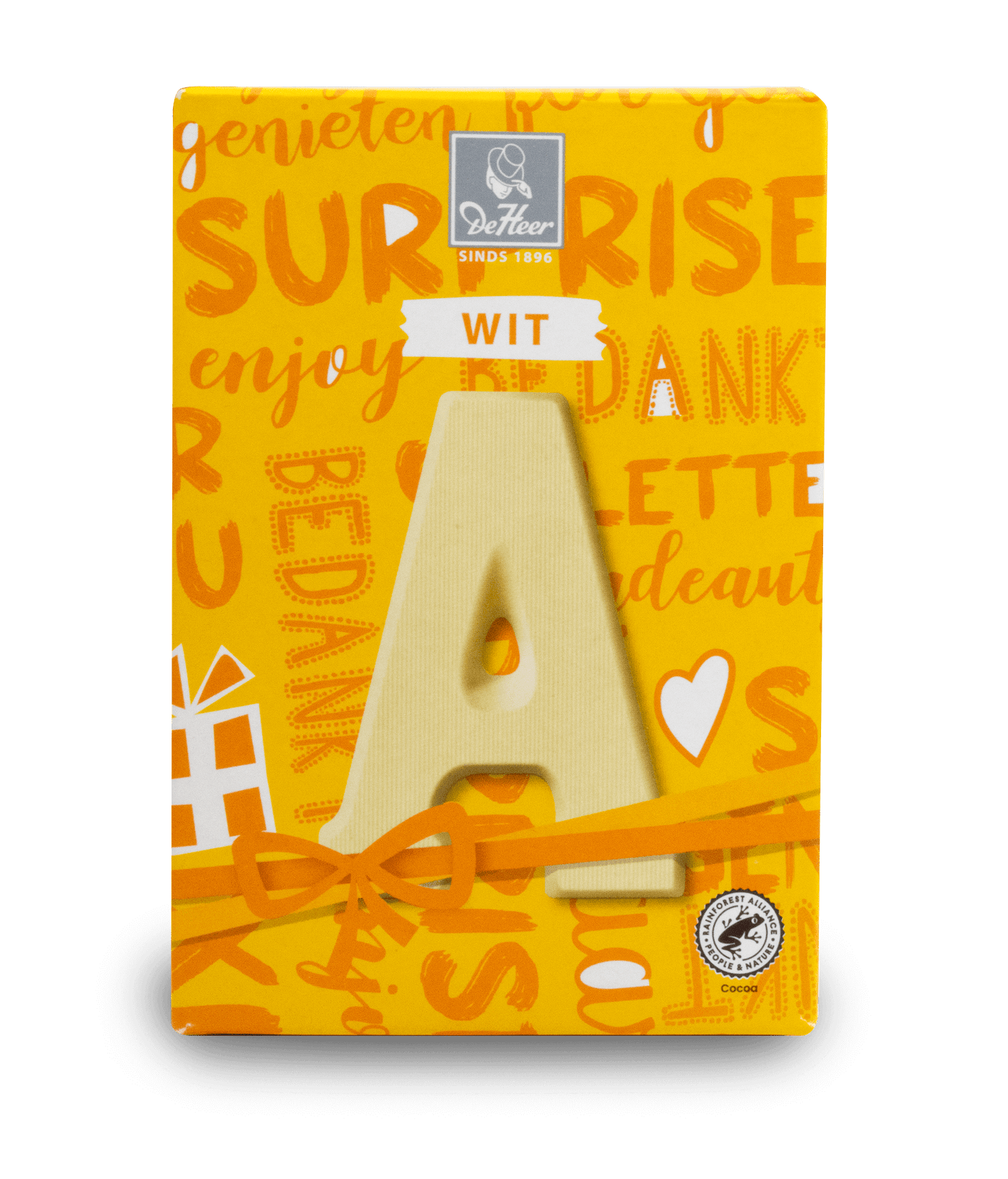 DeHeer Chocolate Letter 65g