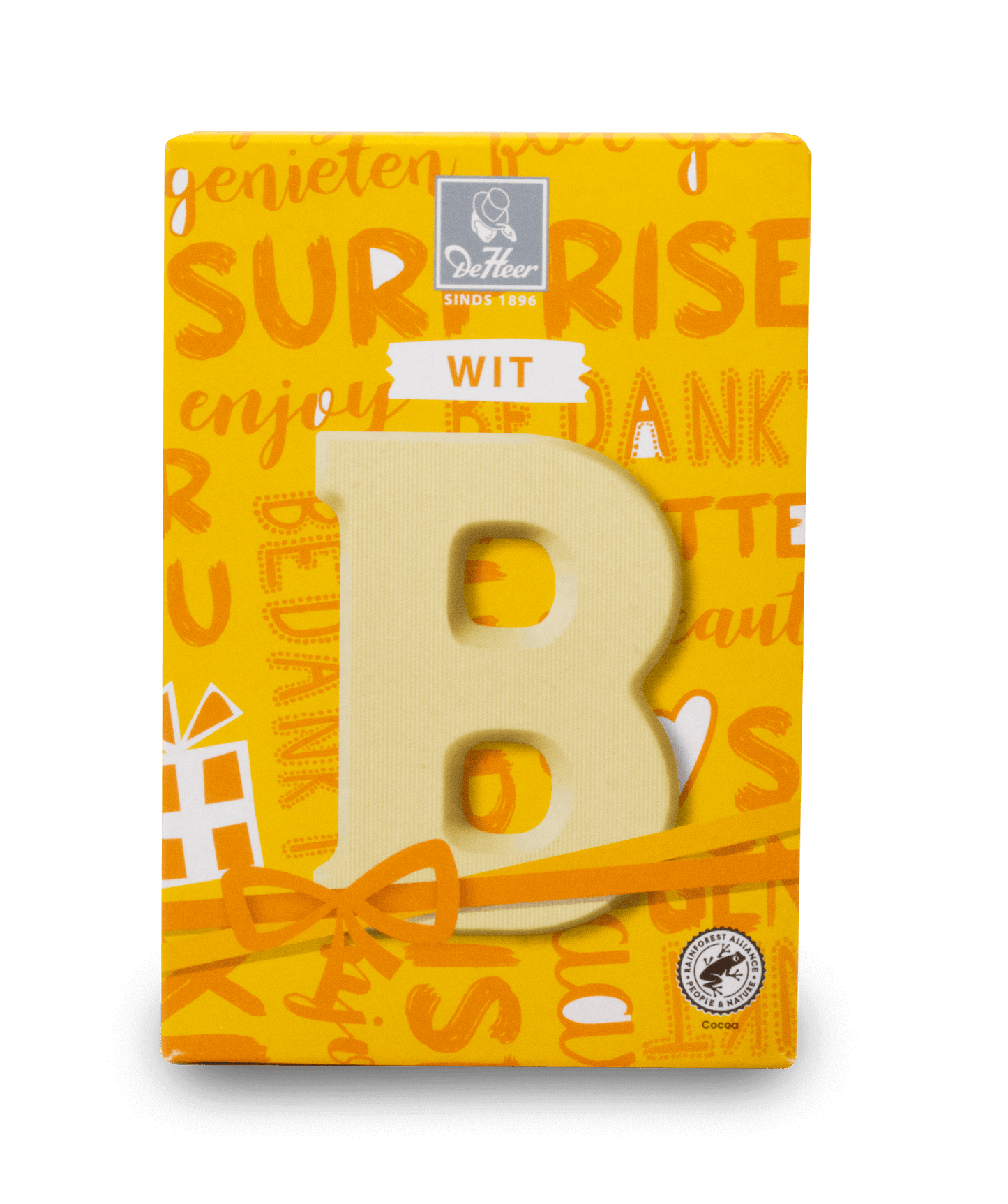 DeHeer Chocolate Letter 65g