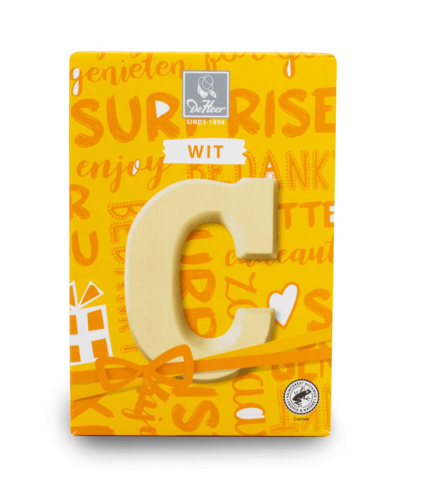 DeHeer Chocolate Letter 65g