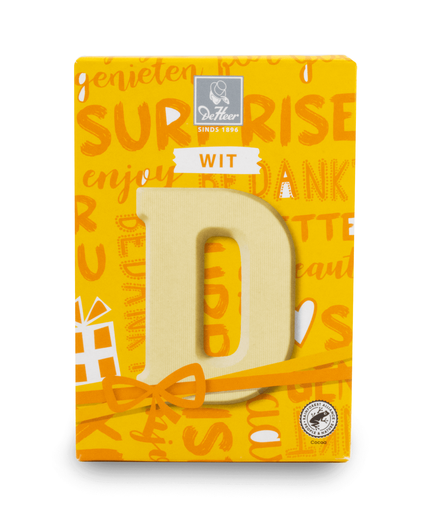 DeHeer Chocolate Letter 65g